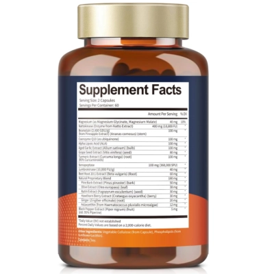 Nattokinase Liposomal 10800FU, 120 Cápsulas, Totaria Health
