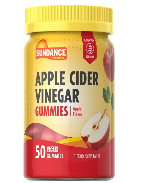 Apple Cider Vinegar, Vinagre de Maçã 450mg, 50 Gomas Sabor Maçã, Sundance