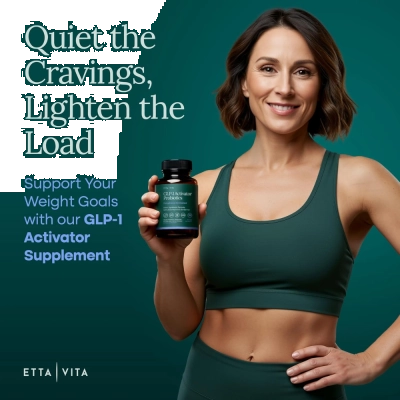 GLP-1 Probiotic Supplement, Auxilia na Perda de Peso, 90 Cápsulas, ETTA VITA