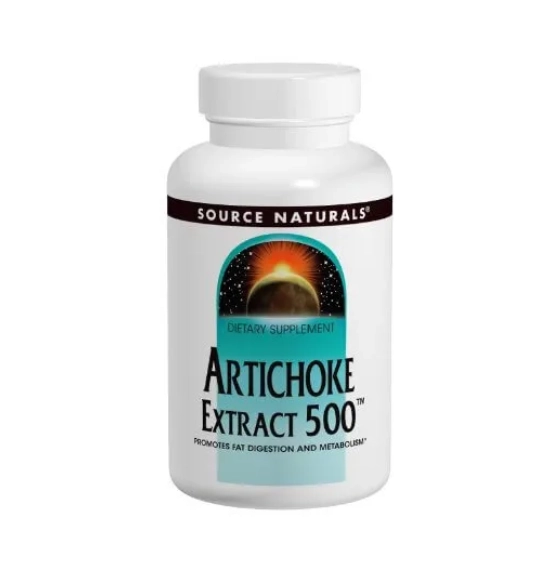 Extrato de Alcachofra, 500mg, 90 comprimidos, Source Naturals