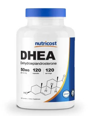 DHEA 50mg, 120 Cápsulas, Nutricost