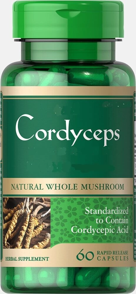 Cordyceps, 750mg, 60 cápsulas, Puritan's Pride