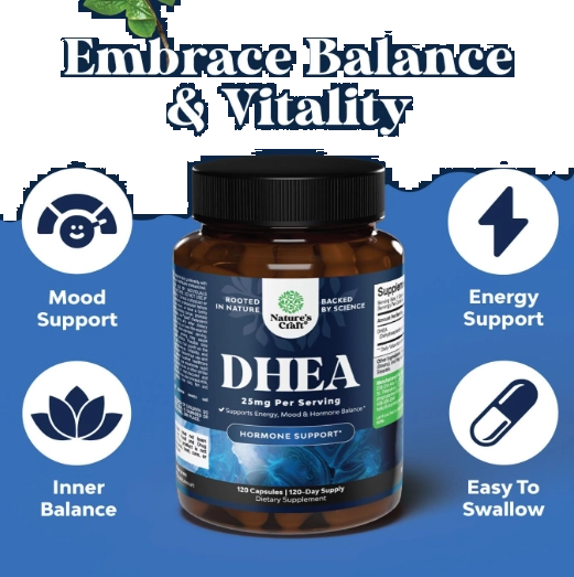 DHEA 25mg, 120 Cápsulas, Natures Craft