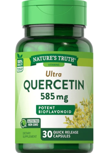Quercetina, 585mg, 30 cápsulas de liberação rápida, Nature's Truth