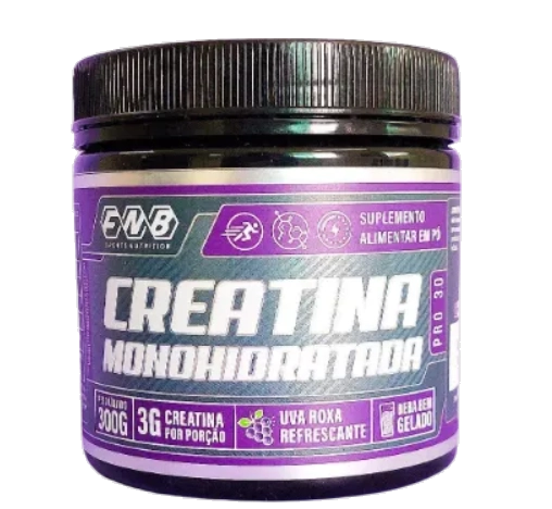Creatina Monohidratada, 300g, Sabor Uva Roxa, Flora Nativa