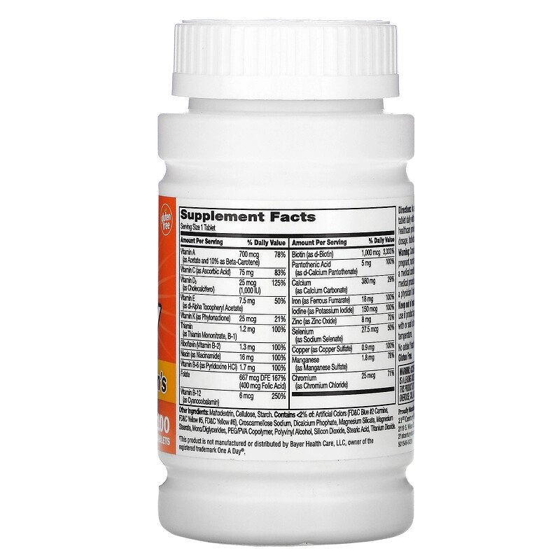 Multivitamínico para Mulheres,  One Dayle, 100 comprimidos, 21 Century