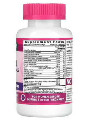 Vitaminas e Minerais Ultra Pré-Natal + DHA, 60 Cápsulas, Nature's Truth