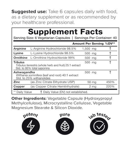 HGH 3550mg,  Suporte ao Crescimento Muscular e níveis de hormônio, 240 Cápsulas, Toniiq