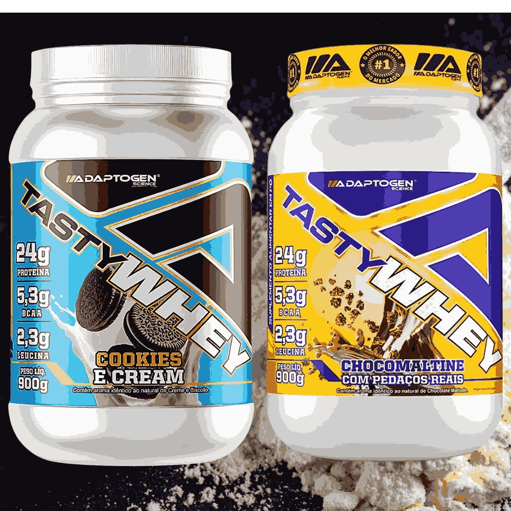 Whey Protein Suplemento 3W Gourmet, Tasty Whey, 900g - Adaptogen