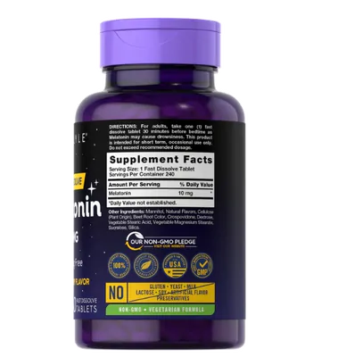 Melatonina 10mg, 240 Comprimidos, Carlyle