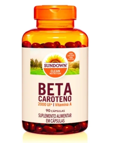 Beta Caroteno (Vitamina A), 2000 UI, 90 Cápsulas, Sundown