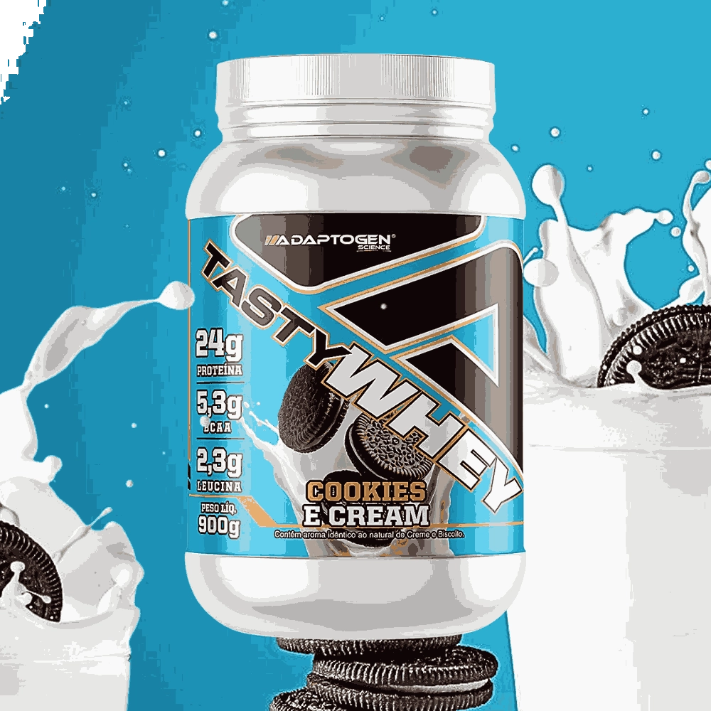 Whey Protein Suplemento 3W Gourmet, Tasty Whey, 900g - Adaptogen