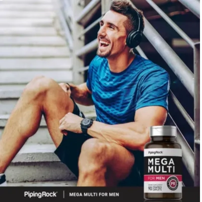 Mega Multi Para Homens, 90 Cápsulas, PipingRock