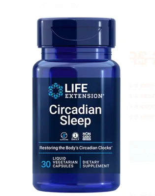 Circadian Sleep, 1.5mg, 30 Cápsulas Liquidas,  Life Extension