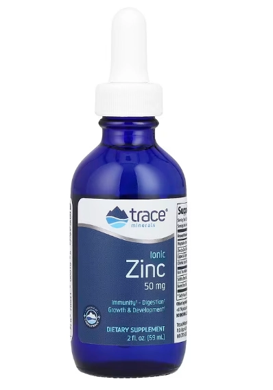 Zinco Iônico, 50mg, 59ml, Trace Minerals