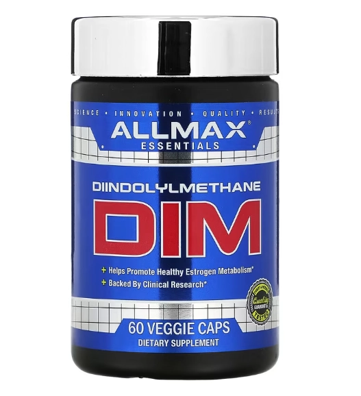DIM 100mg, 60 Cápsulas, Allmax Nutrition
