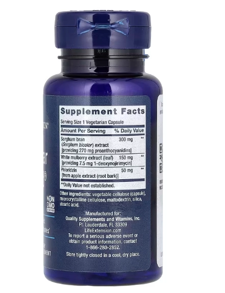 Tri Sugar Shield, 60 Cápsulas, Life Extension