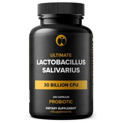Lactobacillus Gasseri 30 Billion, Digestão, Equilíbrio Intestinal e Bem-Estar Diário, 240 Tablets, Ultimate