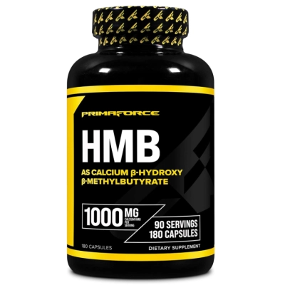 HMB 1000mg, Beta-Hidroxi Beta-Metilbutirato, 180 Cápsulas, Primaforce 