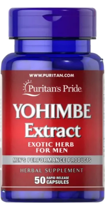 Yohimbine Extrato, 50 Cápsulas, Puritan's Pride