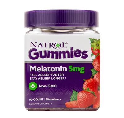 Melatonina 5mg, 90 Gomas Sabor Morango, Natrol