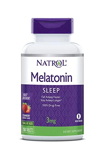 Melatonina, 3mg, 150 comprimidos Sublingual, Natrol
