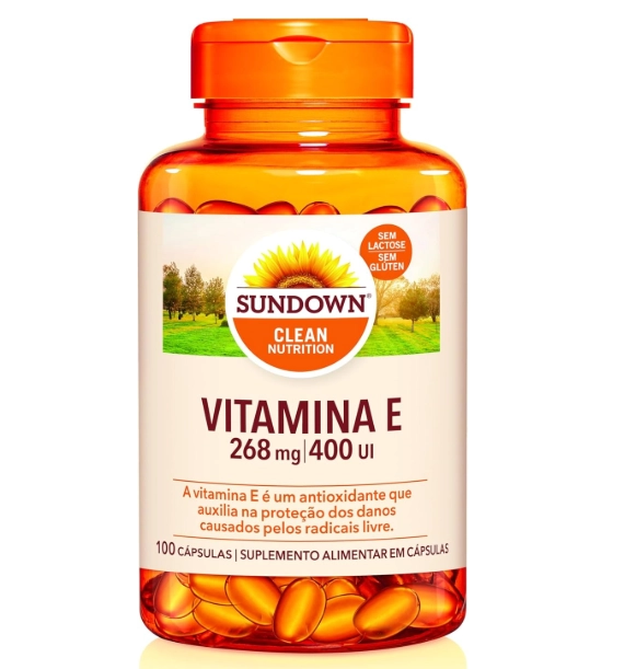 Vitamina E  268mg / 400IU, 100 cápsulas, Sundown