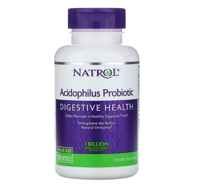 Probiótico Acidófilos 1 Bilhão, 150 Cápsulas, Natrol