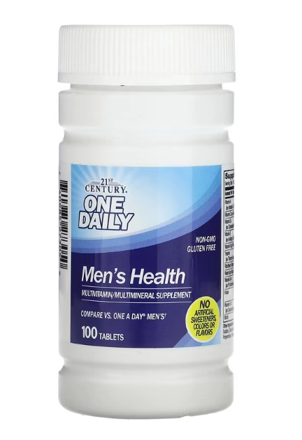 Multivitamínico Saúde Masculina, 100 Comprimidos, One Daily