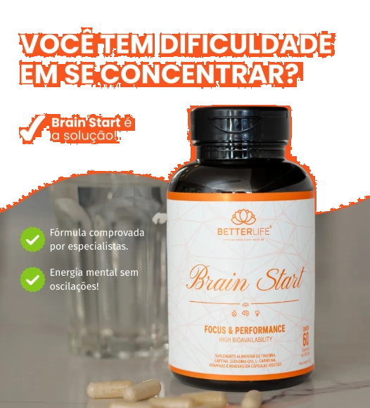 Brain Start, 60 Cápsulas, Betterlife