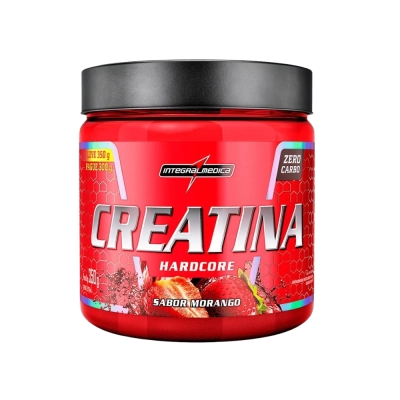 Creatina Hardcore, Sabores, 300gr, Integralmedica