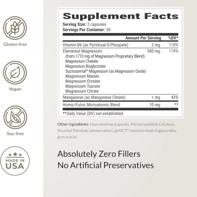 Magnésio Breakthrough, 7 Formas de Magnésio, 60 Cápsulas, Bioptimizers