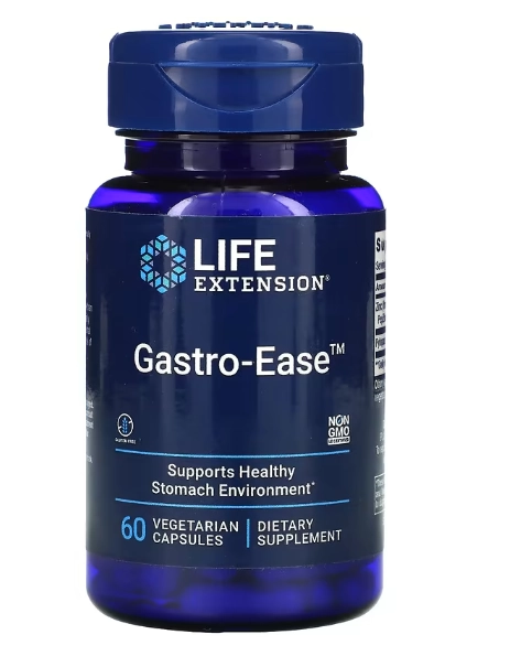 Gastro-Ease, 60 Cápsulas, Life Extension