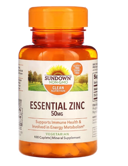 Zinco Essencial, 50mg, 100 Cápsulas, Sundown