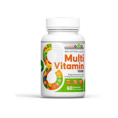 Multi Vitaminico, For Men, 60 Cápsulas, LiveGood