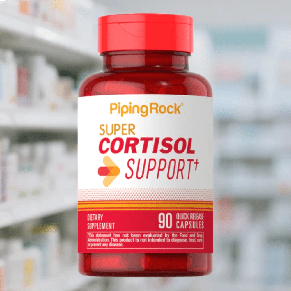 Super Ajuda para o Cortisol 90 Cápsulas – Piping Rock