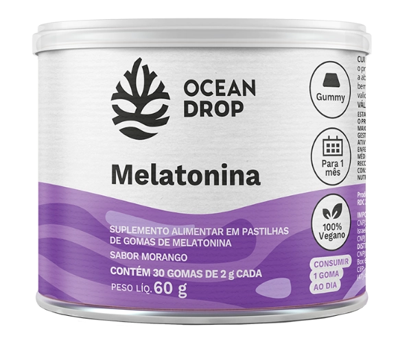 Melatonina 210mcg, 30 Gummys, Ocean Drop