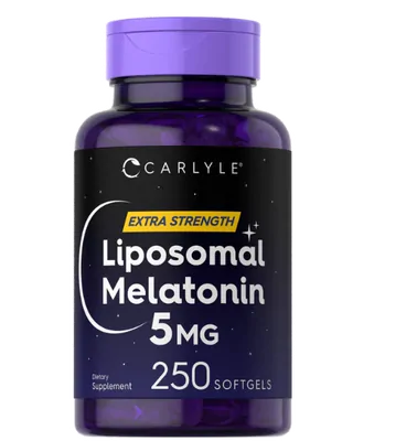 Melatonina liposomal 5mg, 250 Cápsulas, Carlyle