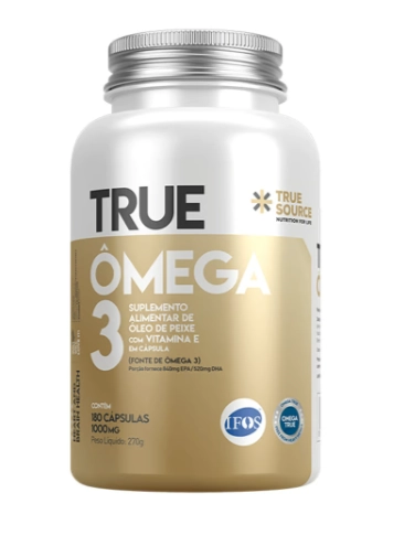 Ômega 3, 1000mg, 60 Cápsulas, True Source