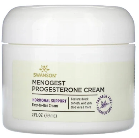 Menogest Progesterona Creme, 59ml, Swanson