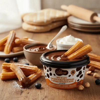 Doce de Leite, 250g, Zero Açúcar, La Ganexa