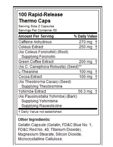 Termogênico Hydroxycut Hardcore, 100 cápsulas, Muscletech
