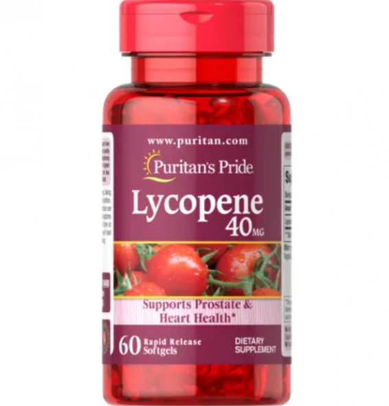 Licopeno (Lycopene), 40mg, 60 Cápsulas, Puritans Pride