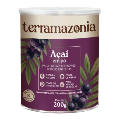Açaí Em Pó, 200g, Terramazonia
