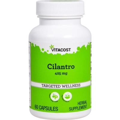 Cilantro / Coriander, Coentro, 425mg, 60 Cápsulas, Vitacost