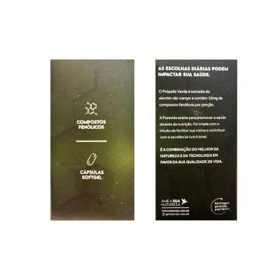 Própolis Verde, 10mg, 60 Cápsulas, Pura Vida