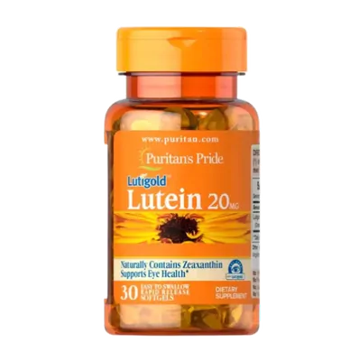 Luteína, 20mg, 30 Cápsulas em Gel, Puritan's Pride