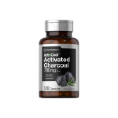 Activated Charcoal, 780Mg, 120 Cápsulas, Horbaach