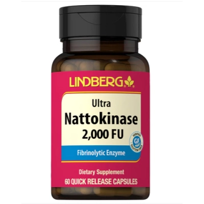 Nattokinase 2000FU, 60 Cápsulas, Lindberg