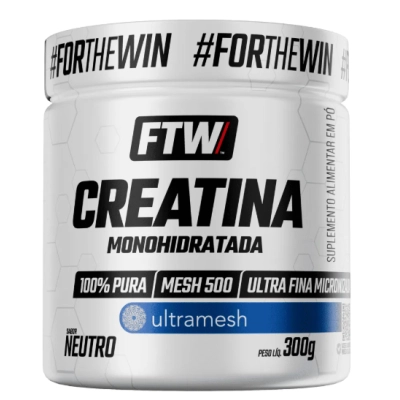 Creatina Monohidratada Ultramesh, 300g Sabor Neutro, FTW